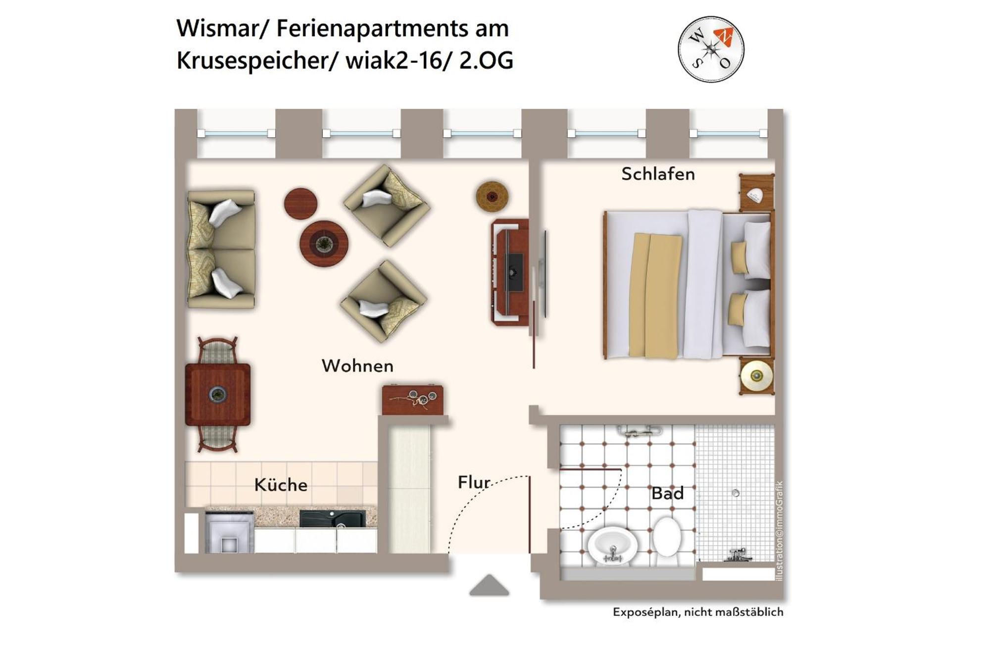 Ferienapartments Am Krusespeicher Ferienapartments Am Krusespeicher 2-16 Wißmar Eksteriør bilde